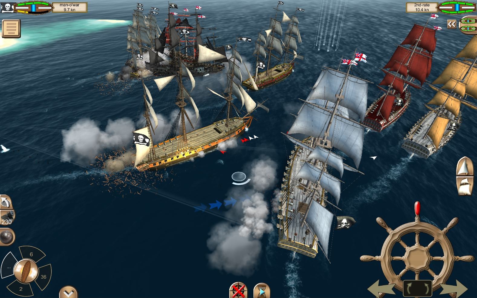 pirate caribbean hunt premium ships